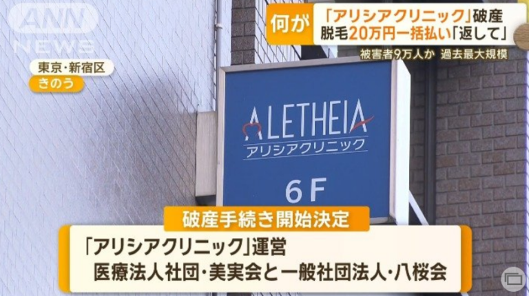 【重要】アリシアクリニック倒産の影響と救済措置のご案内